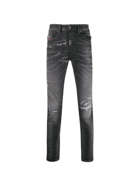 Diesel distressed slim-fit jeans