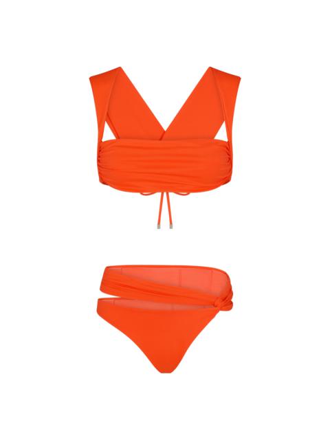 THE ATTICO ORANGE BIKINI