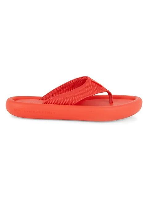 Stella McCartney Air Cotton Flatform Flip Flops