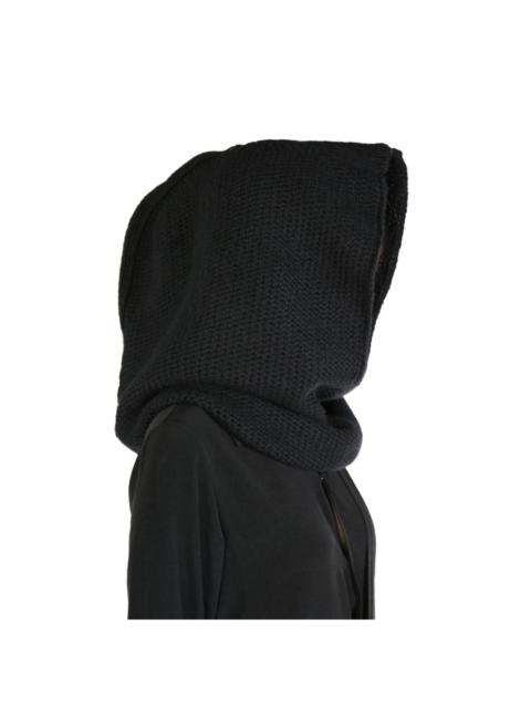 Yohji Yamamoto button-up hooded warmer