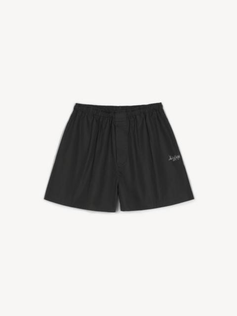 BALENCIAGA Men's Sketchy Relaxed Fit Shorts in Black