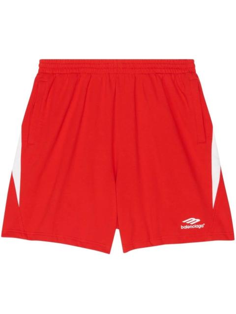 BALENCIAGA logo-print slip-on swim shorts
