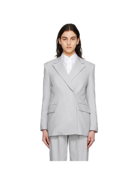 House of Dagmar Blue Classic Blazer