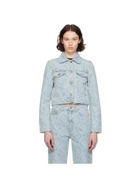 CASABLANCA Blue Button Denim Jacket
