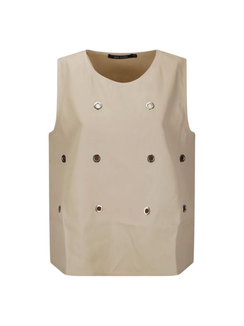 SOFIE D'HOORE eyelet-detailing top