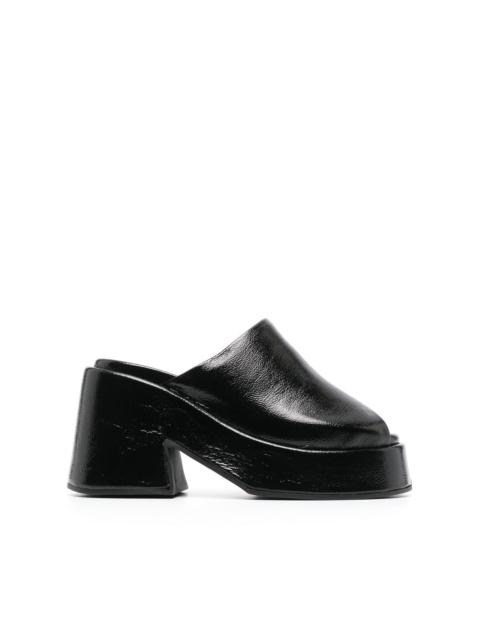GANNI 95mm leather sandals