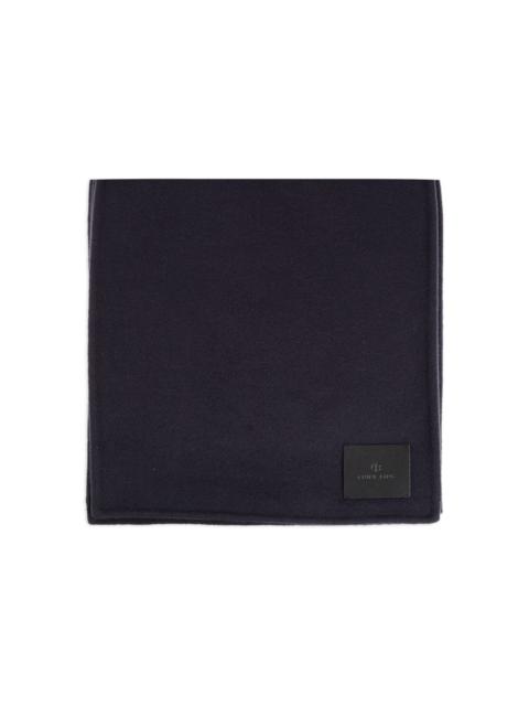 ANINE BING logo-patch scarf