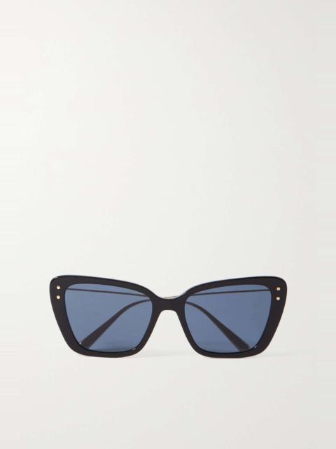 Dior MissDior B5I cat-eye acetate and gold-tone sunglasses