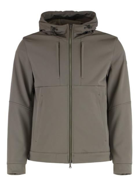 Paul & Shark adjustable hood techno fabric jacket