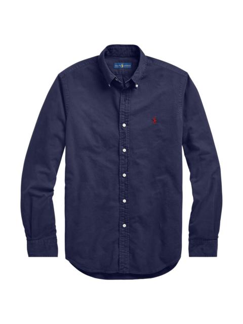 Polo Ralph Lauren Men's Garment-Dyed Classic-Fit Oxford Shirt - Navy
