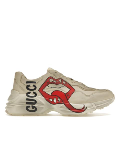 GUCCI Men's Rhyton sneaker with mouth print