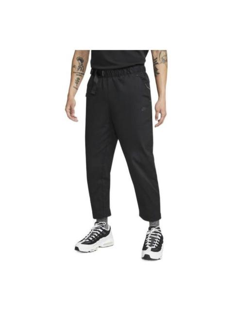 Nike Men's Nike Solid Color Lacing Sports Pants/Trousers/Joggers Black DM5548-010
