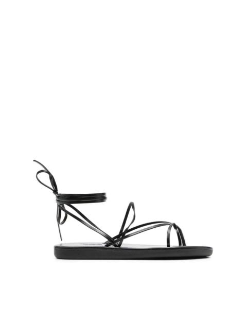 ANCIENT GREEK SANDALS leather ankle-tie sandals