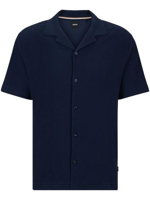 BOSS short-sleeve cotton shirt