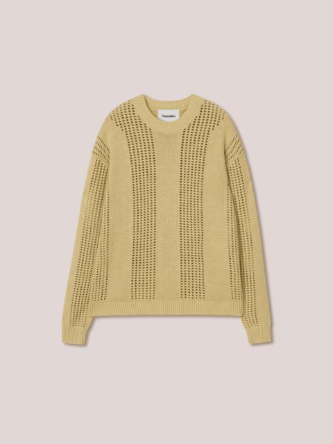 Nanushka JACE - Paper crochet top - Pale olive
