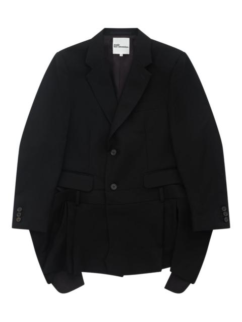 Noir Kei Ninomiya buttoned panelled blazer