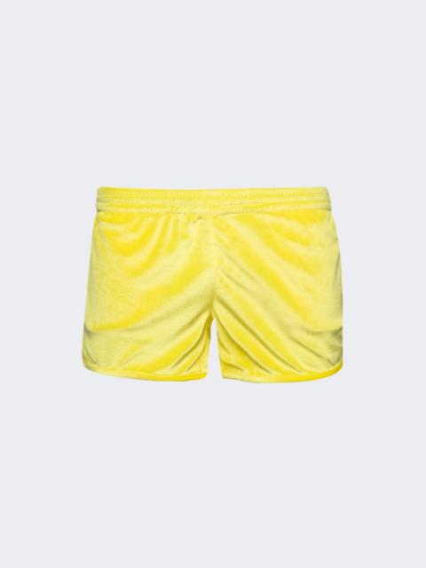 BALENCIAGA Running Shorts Yellow