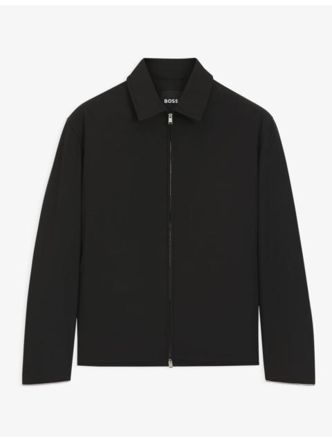 BOSS Side-Pocket Zip-Through Woven Jacket