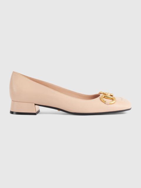 Women's ballet flat with Horsebit