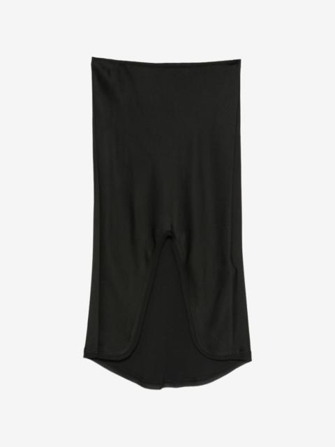 Victoria Beckham split-detail midi skirt