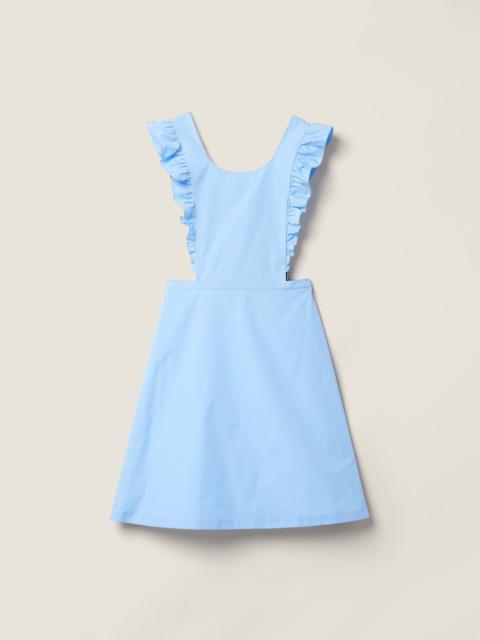 Miu Miu Poplin apron dress