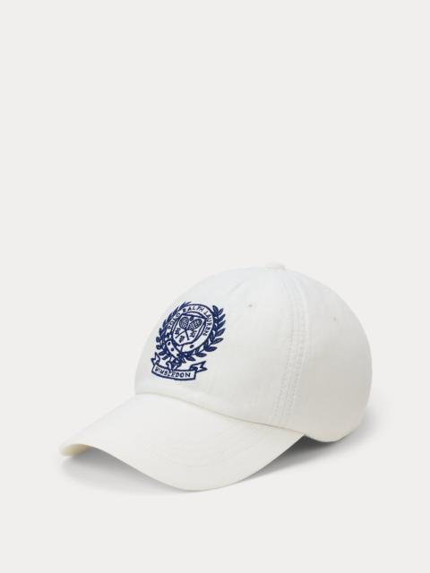 Polo Ralph Lauren Wimbledon Crest Linen Cap