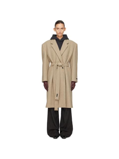 Fear of God Beige Relaxed Coat