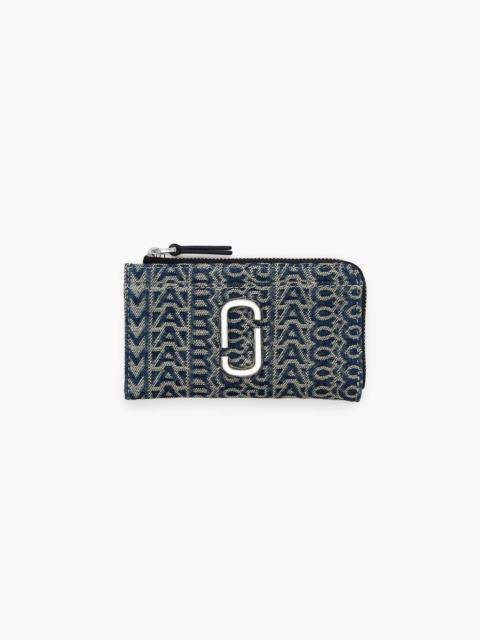 Marc Jacobs THE MONOGRAM DENIM J MARC TOP ZIP MULTI WALLET