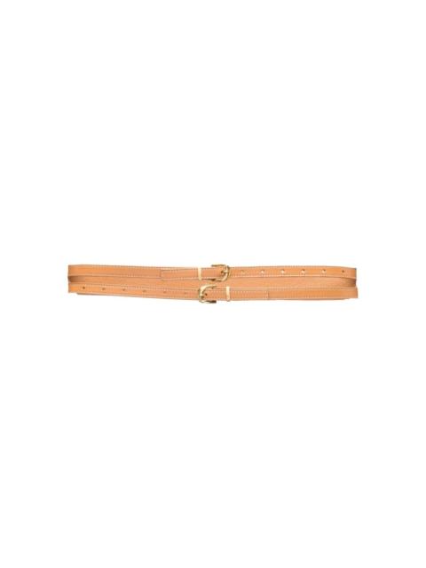 FRAME double-strap leather belt