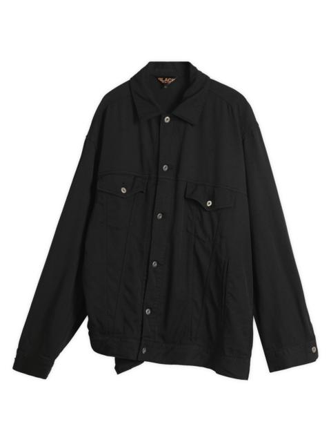 BLACK COMME des GARÇONS Comme des Garçons Black Asymetric Denim Jacket