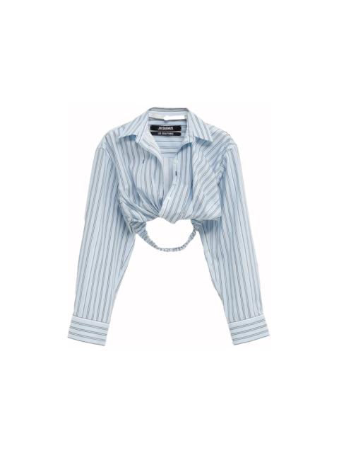 JACQUEMUS Jacquemus La chemise Bahia Courte Shirt 100 White
