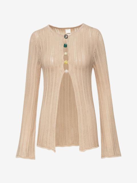 BAOBAB Corsica stone-embellished bell-sleeve top