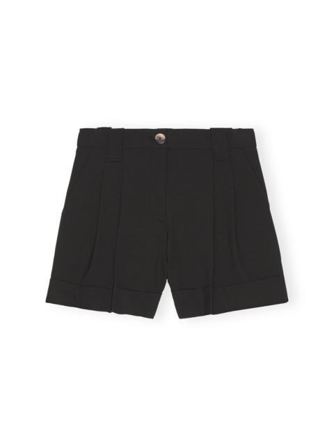 GANNI DRAPEY MELANGE SHORTS