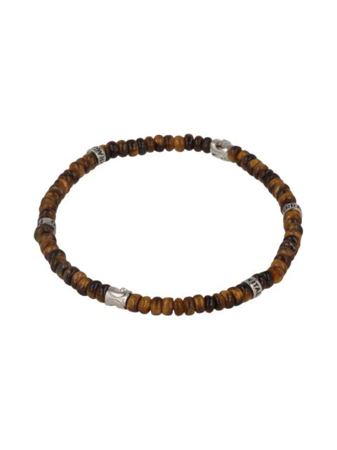 FERRAGAMO Ferragamo Small Tiger Eye Beadstone Bracelet 'Multicolor'