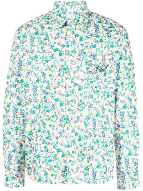 Marine Serre floral-print shirt