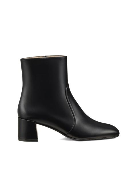 Stuart Weitzman 70mm maeve zip square-toe ankle-boots
