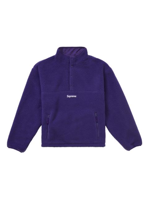 Supreme Polartec Shearling Reversible Pullover (FW24) Purple