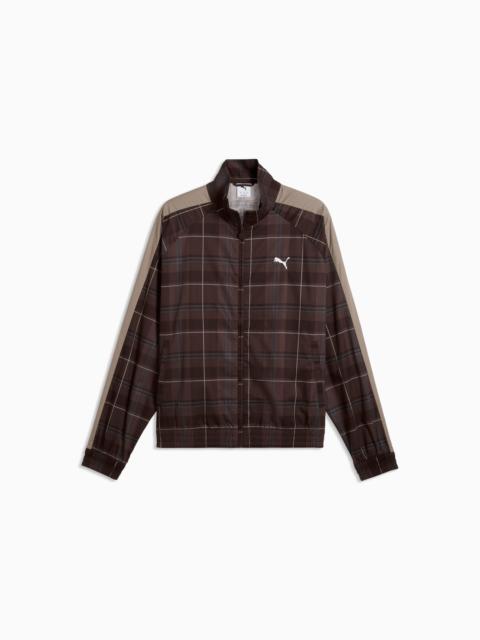PUMA T7 Men's Relaxed Tartan T7 Track Jacket