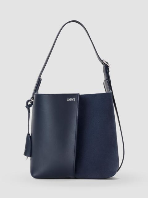 Loewe Women's Bilbao Leather & Suede Bucket Bag - Deep Navy