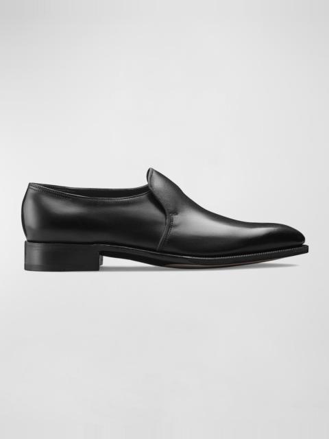 John Lobb 남성 에드워드 가죽 Loafers
