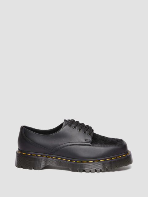 Dr. Martens 5-Eye Bex Square Toe Hair-On & Leather Shoes