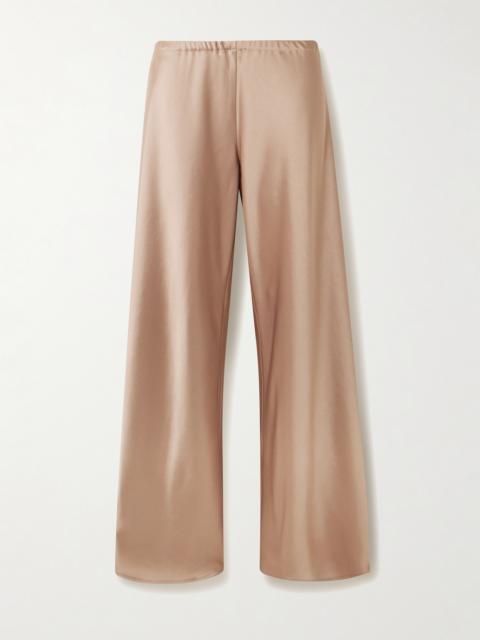 LA LIGNE Colby Satin Wide-leg Pants