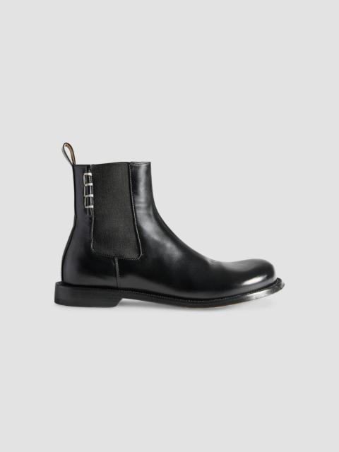 JW Anderson Women's Leather Chelsea Loafer Boots - Black