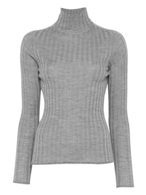 PESERICO ribbed roll-neck top