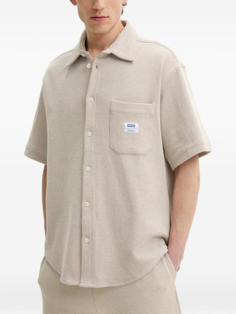 HUGO Ebronn chest-pocket button-up shirt