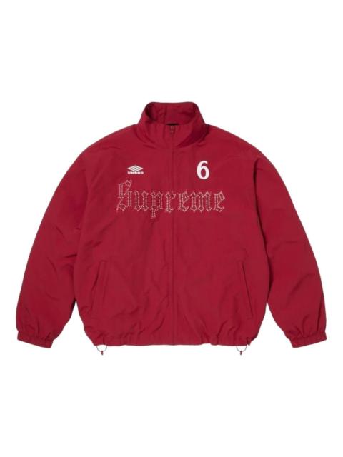 Supreme Supreme x Umbro SS26 Rhinestone Track Jacket 'Red' SUP-SS26-331-RED