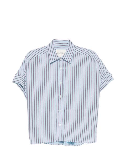 CLOSED striped short-sleeve shirt