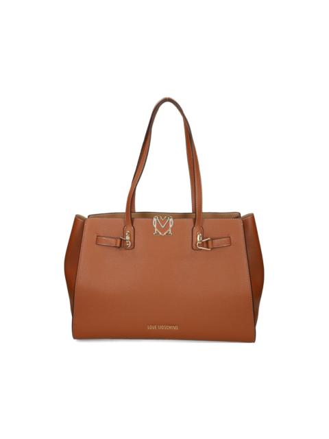 Moschino logo-detail tote bag