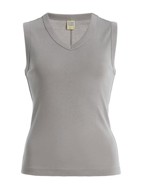FLORE FLORE Jill Cotton Tank Top grey