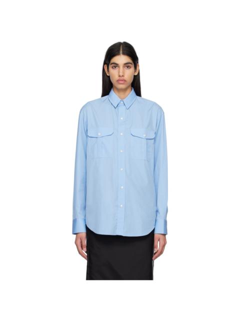 WARDROBE.NYC Blue Oversize Shirt